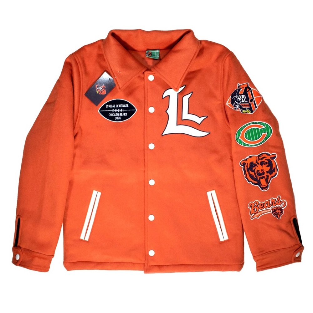 Lyrical Lemonade Chicago Bears Varsity Jacket